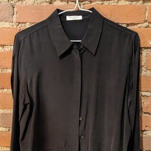 Silk Equipment split sleeve shirt